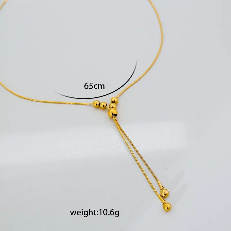Rope Bead Necklace - FY0287